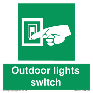 Outdoor lights switch